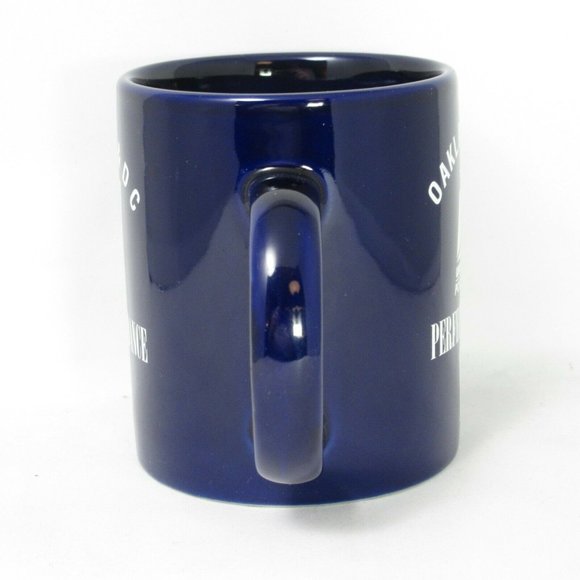 1995 Perfect Attendance USPS Oakland P&DC Postal Service Cobalt Blue Mug 12oz - Picture 3 of 5